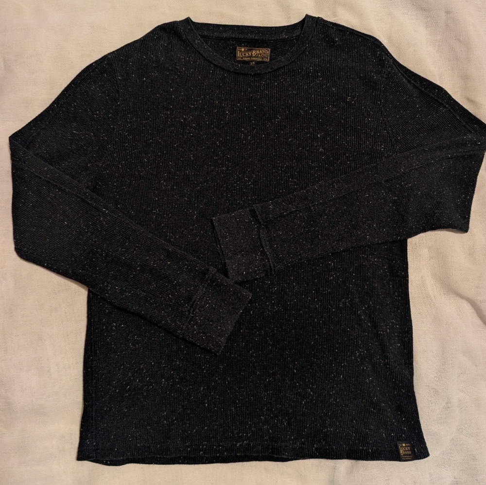 Men's Lucky Brand thermal Navy Blue Large